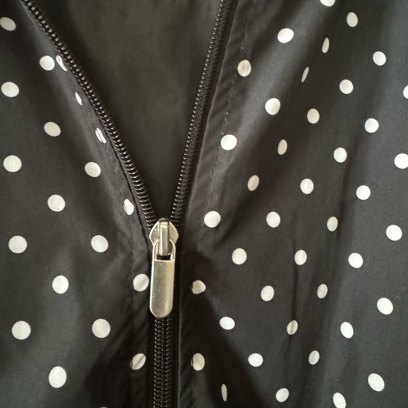 Karen Scott Sport Woman Plus Size Polka Dot Rain Jacket Size 2X - Picture 6 of 7
